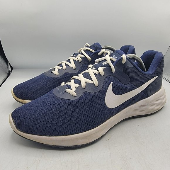 Nike Revolution 6 Next Nature Mens 12 Midnight Blue Athletic Shoes DC3728-401 - Picture 4 of 13